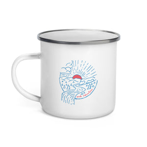 Seek Adventure Enamel Mug